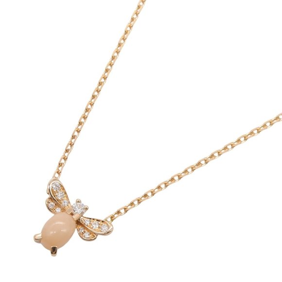 CHAUMET 18k Rose Gold Diamond Necklace - Picture 1 of 5